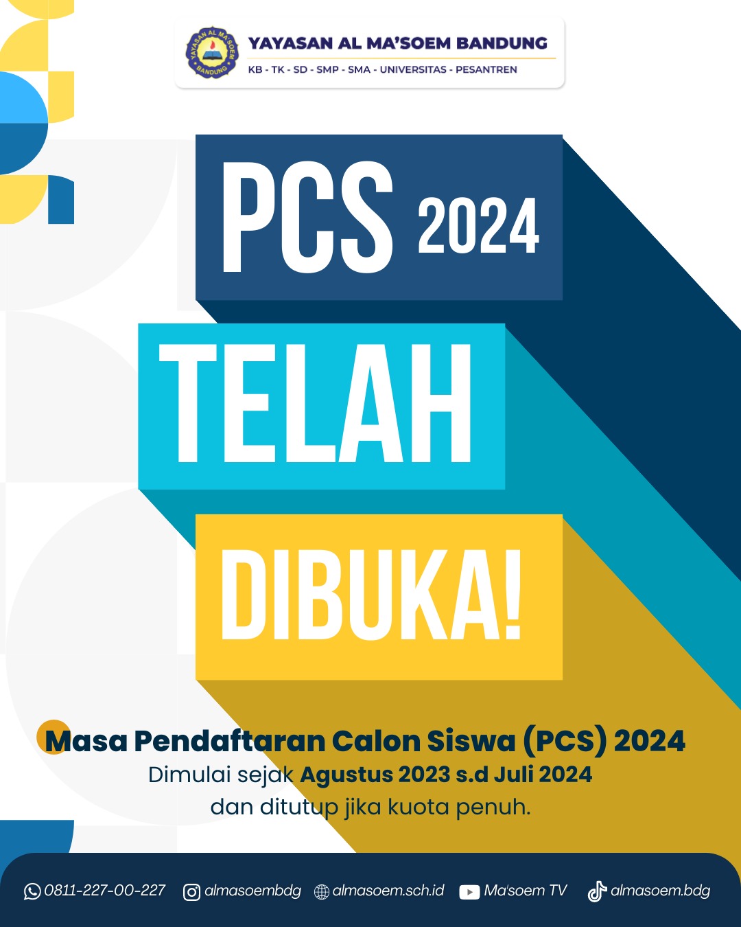Seleksi Penerimaan Calon Siswa di Al Masoem: Membuka Pintu Menuju Pendidikan Berkualitas