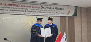 Haikal Hassan Cetak Sejarah, Raih Gelar Profesor Kehormatan dari Silla University